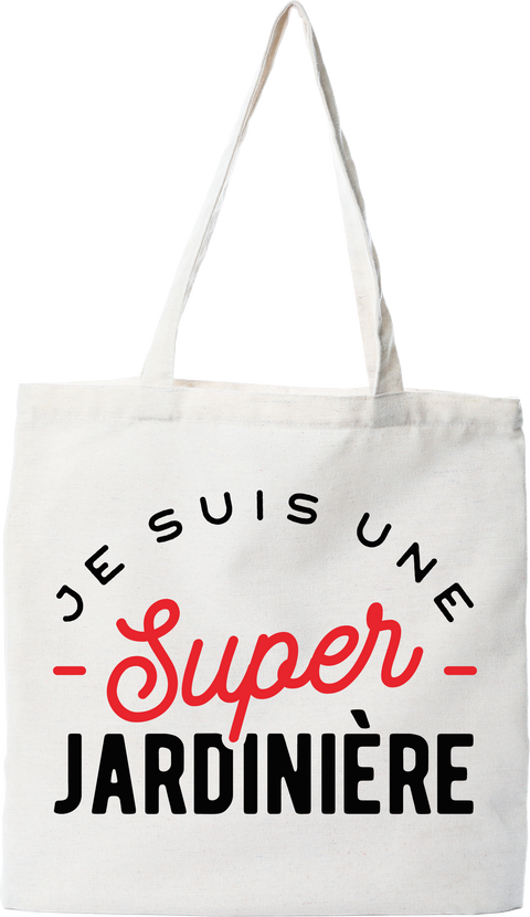 Tote bag coton recyclé une super jardinière