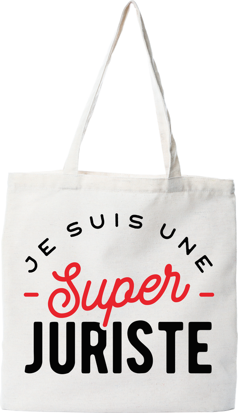 Tote bag coton recyclé une super juriste