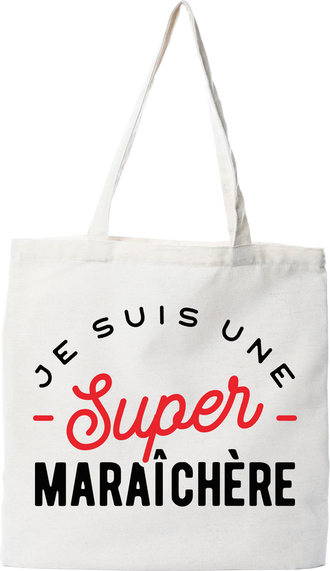 Tote bag coton recyclé une super maraîchère