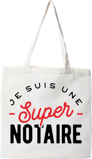 Tote bag coton recyclé une super notaire