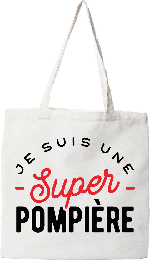 Tote bag coton recyclé une super pompière