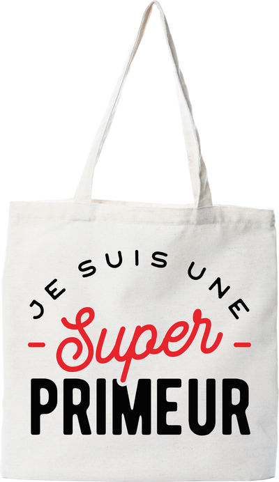 Tote bag coton recyclé une super primeur