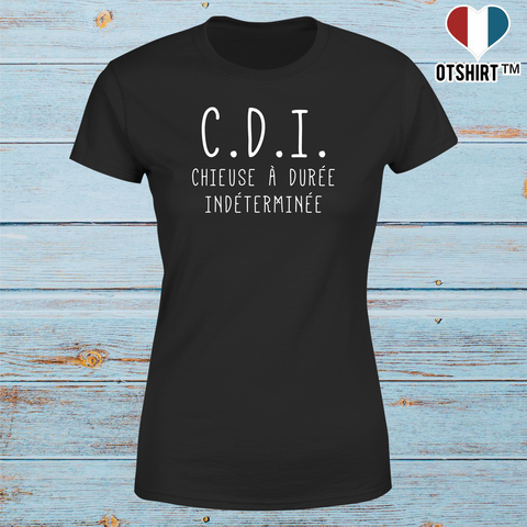 T shirt femme chieuse indeterminée
