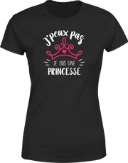 T shirt femme je suis une princesse