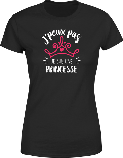 T shirt femme je suis une princesse