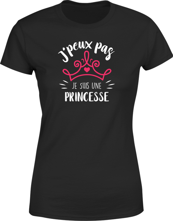 T shirt femme je suis une princesse