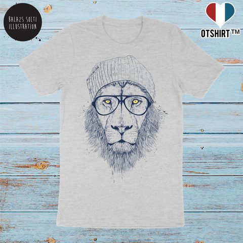 T shirt homme BIO Balázs Solti cool lion