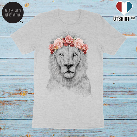 T shirt homme BIO Balázs Solti festival lion