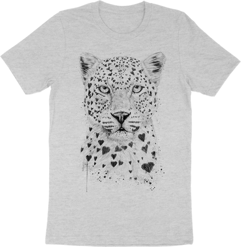 T shirt homme BIO Balázs Solti lovely leopard