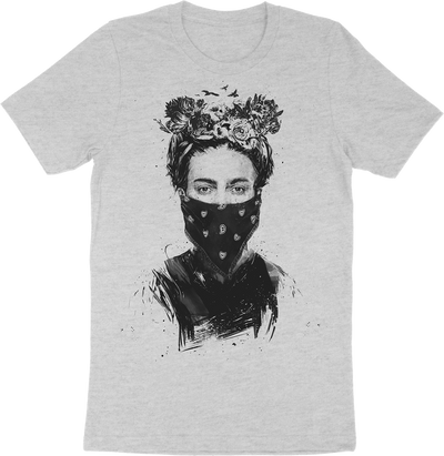 T shirt homme BIO Balázs Solti rebel girl