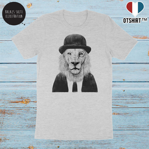 T shirt homme BIO Balázs Solti sir lion
