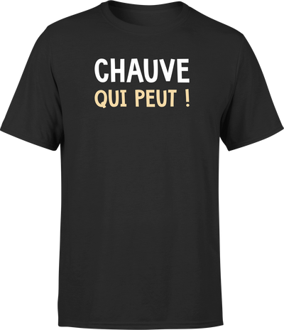 T shirt homme chauve qui peut