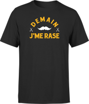 T shirt homme demain j'me rase