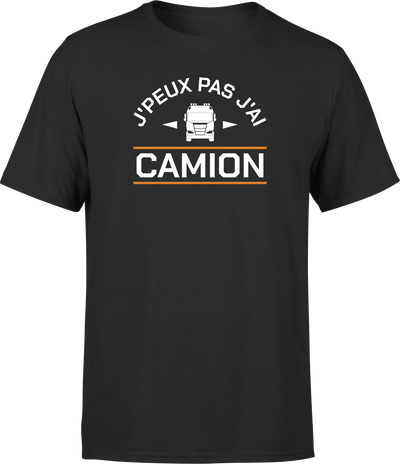 T shirt homme j'peux pas j'ai camion