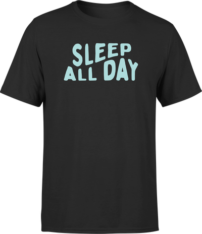 T shirt homme sleep all day