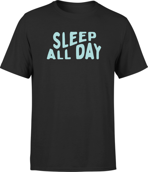 T shirt homme sleep all day