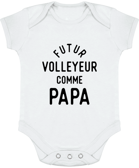 Body bébé Futur volleyeur comme papa