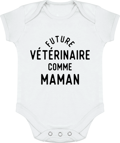 Body bébé Future vétérinaire comme maman