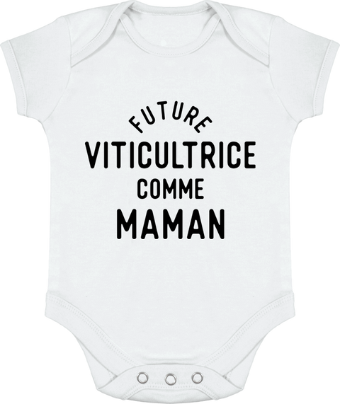 Body bébé Future viticultrice comme maman