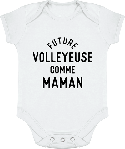 Body bébé Future volleyeuse comme maman