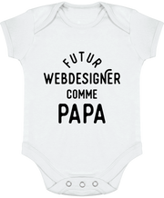 Body bébé Futur webdesigner comme papa