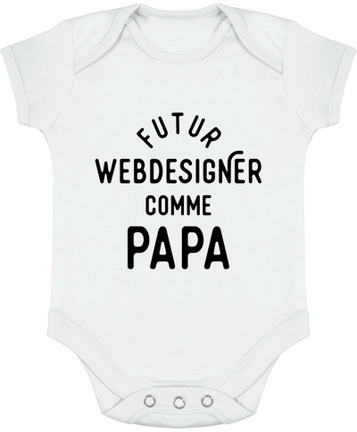Body bébé Futur webdesigner comme papa