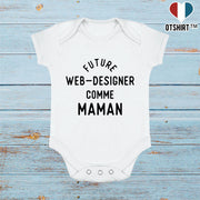 Body bébé Future web-designer comme maman