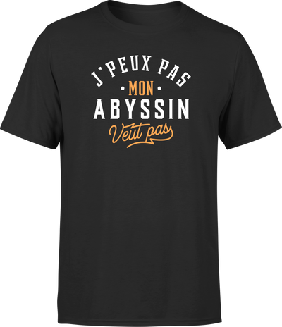 T shirt homme j peux pas abyssin