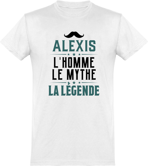  T shirt homme alexis l'homme le mythe la légende