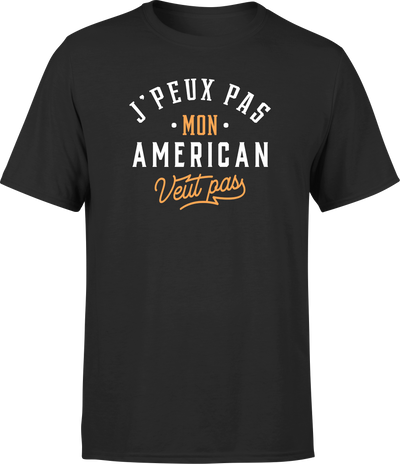 T shirt homme j peux pas american