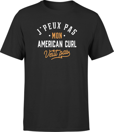 T shirt homme j peux pas american curl