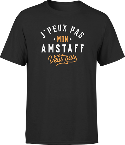 T shirt homme j peux pas amstaff