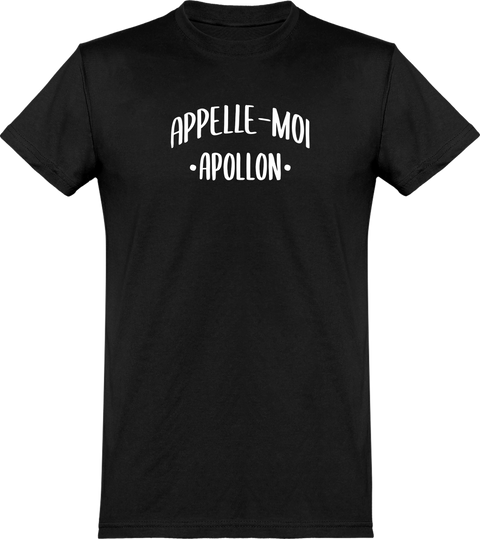  T shirt homme appelle moi apollon