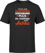 T shirt homme Les meilleurs sont aubois