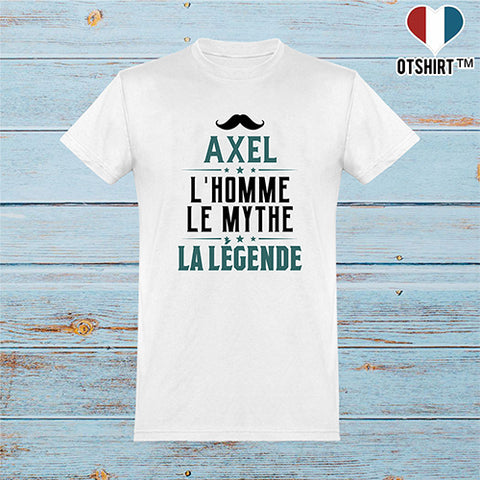  T shirt homme axel l'homme le mythe la légende