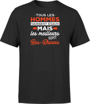 T shirt homme Les meilleurs sont bas rhinois