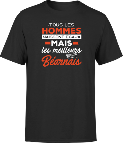 T shirt homme Les meilleurs sont bearnais