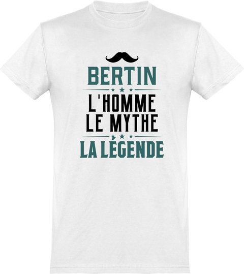  T shirt homme bertin l'homme le mythe la légende