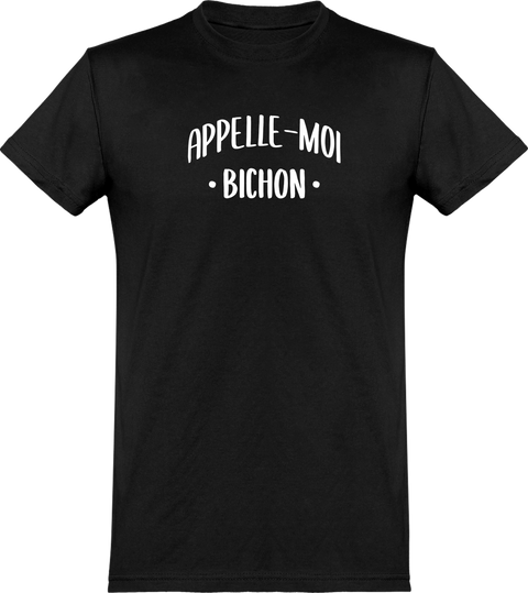  T shirt homme appelle moi bichon