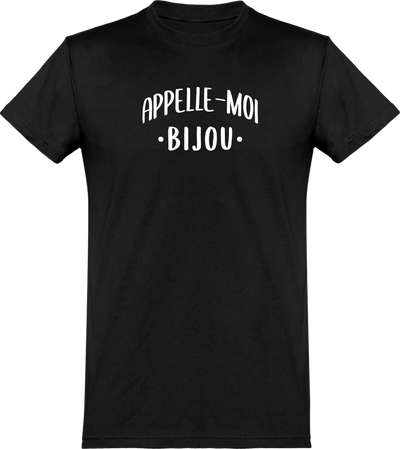  T shirt homme appelle moi bijou