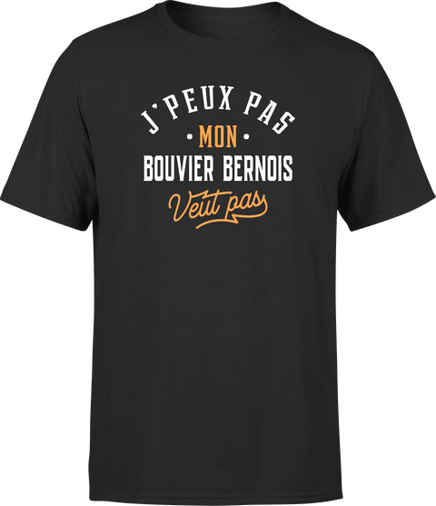 T shirt homme j peux pas bouvier bernois