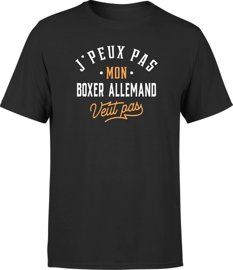 T shirt homme j peux pas boxer allemand