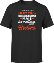 T shirt homme Les meilleurs sont bretons
