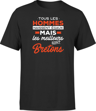 T shirt homme Les meilleurs sont bretons