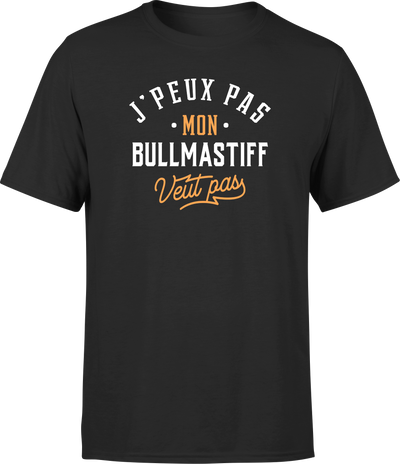 T shirt homme j peux pas bullmastiff