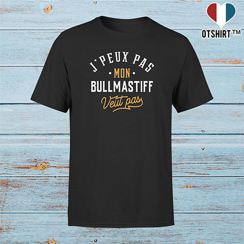 T shirt homme j peux pas bullmastiff