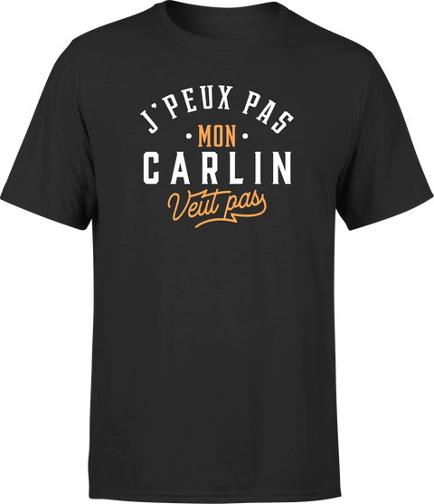 T shirt homme j peux pas carlin