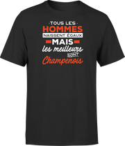 T shirt homme Les meilleurs sont champenois