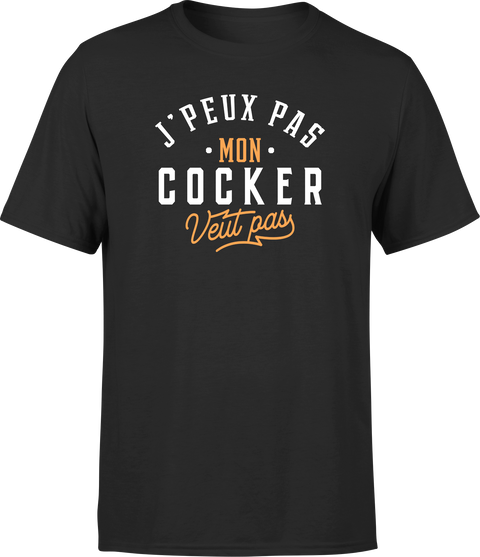 T shirt homme j peux pas cocker