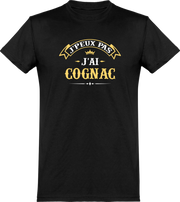  T shirt homme j'peux pas j'ai cognac